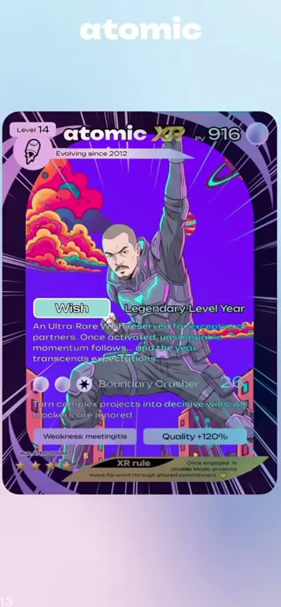 Legendary-level 2026 — Atomic Digital Design