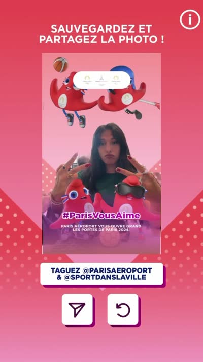 Olympics Photobooth — Groupe ADP